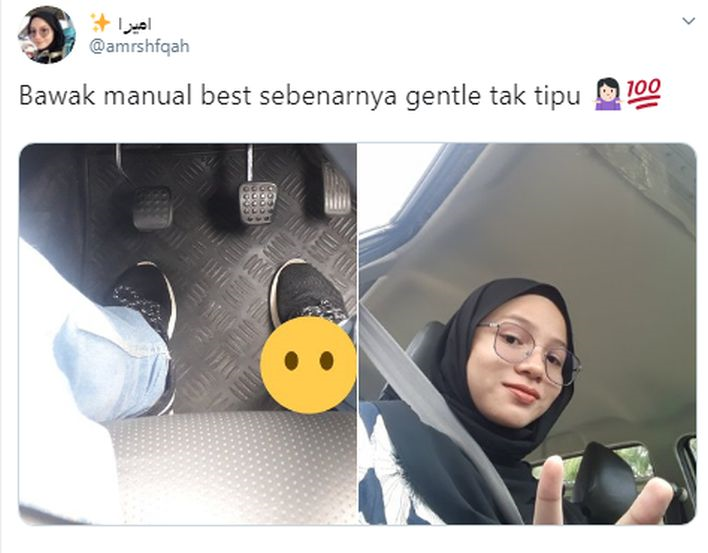 Feel Lain Macam Gadis Rasa Diri Hebat Dapat Pandu Kereta Manual Kalau Tak Pandai Saya Kira Dah Terlepas Salah Satu Nikmat Dunia Viral Mstar