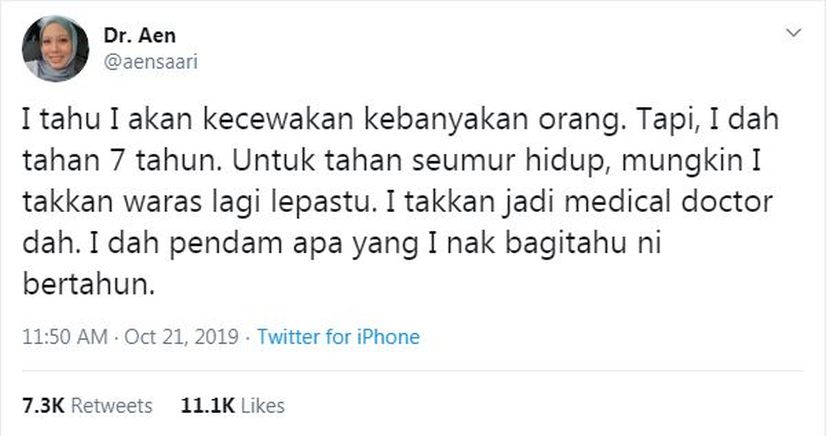 Mahu Mental Sihat Selepas 7 Tahun Teruk Belajar Doktor Tinggalkan Bidang Perubatan Saya Terperangkap Dalam Dunia Yang Saya Tak Suka Viral Mstar