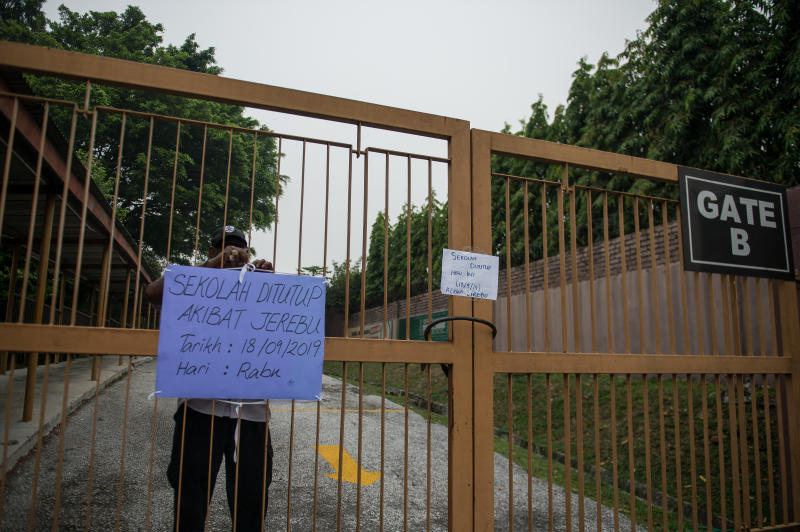 penutupan sekolah akibat jerebu