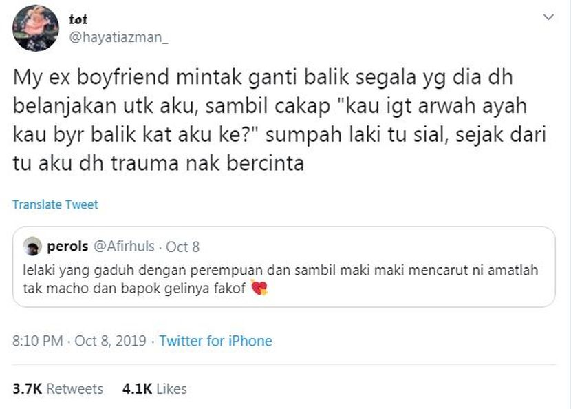 Dah La Baran Buruk Siku Pula Duit Mekap Petrol Pergi Dating Antara Yang Lelaki Ini Claim Selepas Putus Dengan Awek Miskin Buat Cara Miskin Viral Mstar