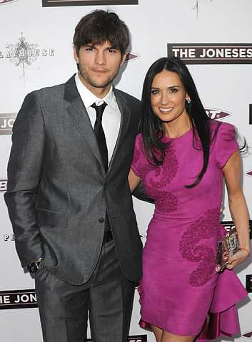 Ashton Kutcher dan Demi Moore