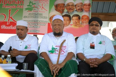 Bob Lokman ketika menghadiri majlis Perhimpunan Pemuda 30K PAS — Foto ihsan demokrasi93.blogspot