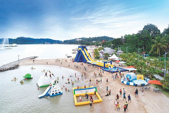 Bosan Mandi Pantai Jom Main Air Di Water Jpark Port Dickson Destinasi Mstar