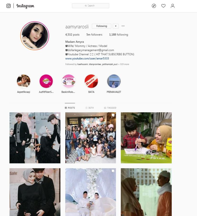 Siti Kekal Zizan Atasi Neelofa Ini 10 Selebriti Malaysia Miliki Followers Teramai Di Instagram Sepanjang 2019 Hiburan Mstar