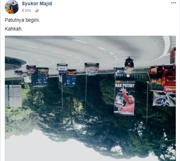 Teleng Kepala Di Lebuh Raya Semasa Mstar