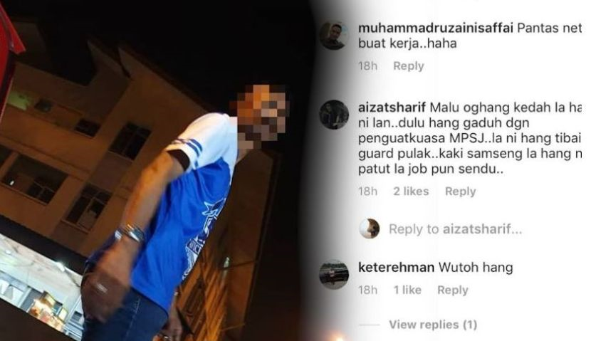 Video Pelawak Terkenal Tumbuk Muka Dan Tendang Pengawal Keselamatan Warga Emas