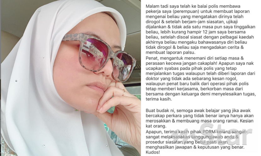 Pekerja Dakwa Dirogol Tunku Hanis Buang Masa 12 Jam Layan Penipu Hiburan Mstar