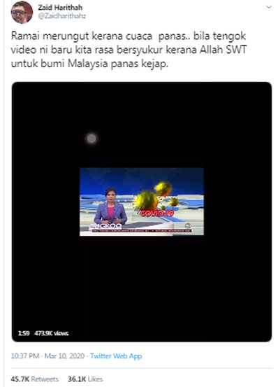 Cuaca panas mampu bunuh virus Covid-19? Ini jawab Dr Amalina 
