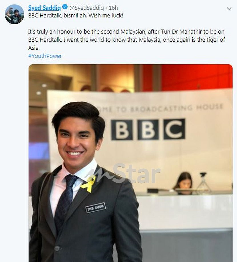 Dakwa Rakyat Malaysia Ke 2 Dijemput Ke Hardtalk Netizen Minta Syed Saddiq Semak Fakta Viral Mstar
