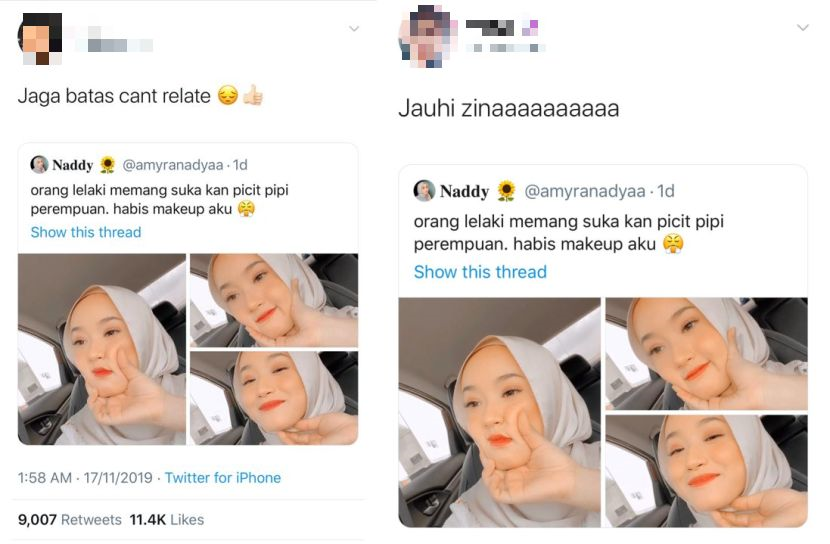 Selamba Biar Wajah Dipicit Picit Lelaki Gadis Umur 19 Tahun Dikecam Tak Jaga Batas Pergaulan Dia Cuma Pegang Pipi Saja Viral Mstar