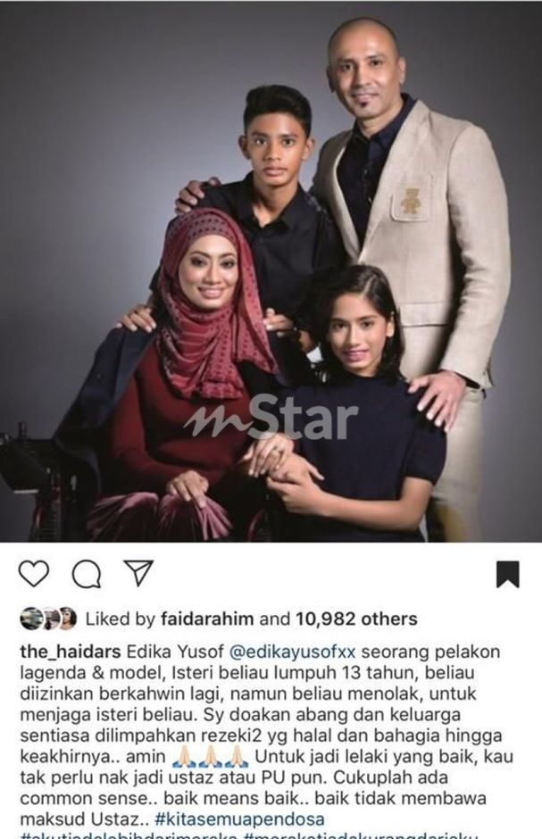 Tak Perlu Jadi Ustaz Untuk Jadi Lelaki Yang Baik Que Haidar Sindir Pu Abu Hiburan Mstar