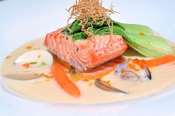 Poached Salmon 