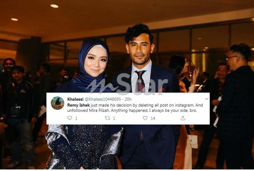 Padam Semua Foto Unfollow Mira Filzah Peminat Pelik Mengapa Remy Ishak Tiba Tiba Hilang Dari Radar Hiburan Mstar