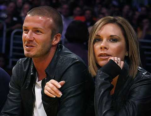 David dan isterinya Victoria Beckham.