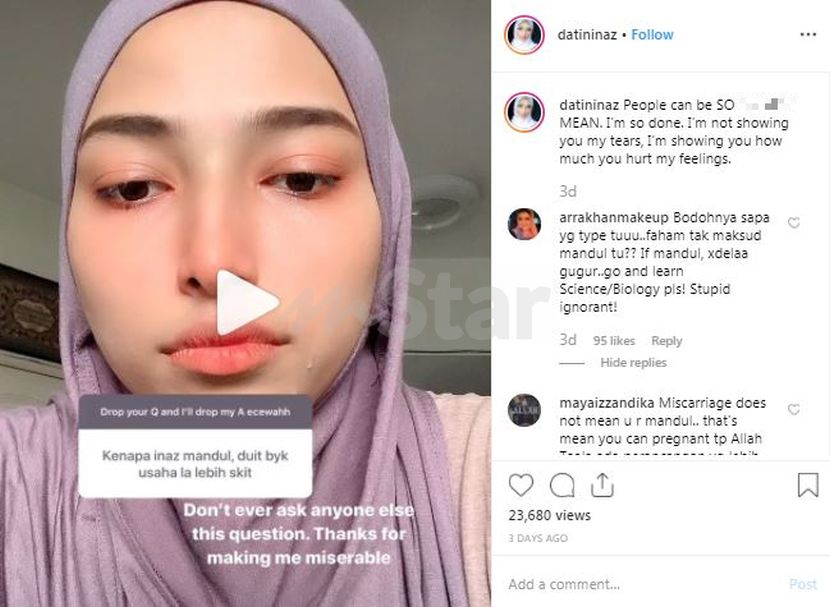 Handbag Boleh Beli Tapi Tak Buat Rawatan Kesuburan Usahawan Belum Ada Zuriat Menangis Buat Pengakuan Saya Sebenarnya Tak Mandul Viral Mstar