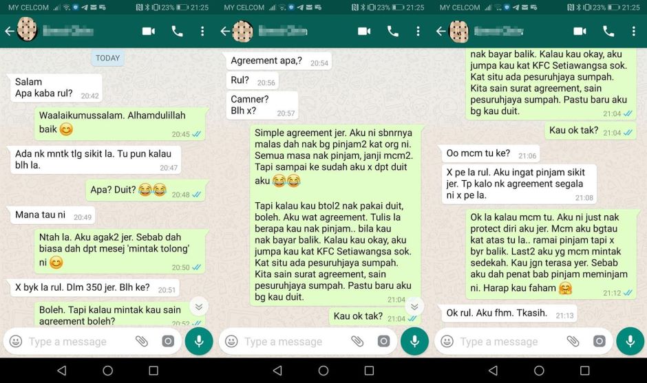 "Tak apalah hilang kawan pun" - Rakan tak jadi pinjam duit ...