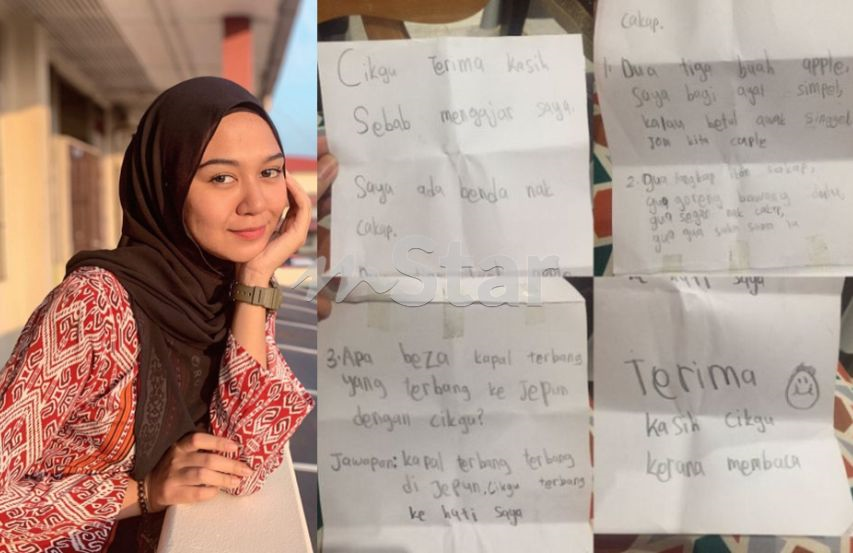 Mengajar 5 Bulan Cikgu Dah Dapat 15 Surat Cinta Siap Pick Up Line Macam Kurang Sopan Tapi Mereka Masih Hormat Saya Viral Mstar