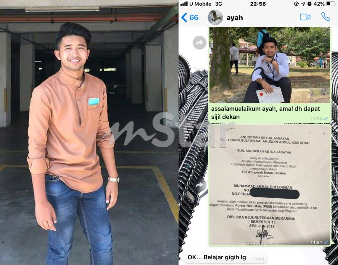 Tunjuk Sijil Dekan Tapi Reaksi Bapa Tak Berapa Best Netizen Pula Sinis Mujur Abang Dan Kakak Pecah Rahsia Rasa Terharu Dan Nak Menangis Viral Mstar