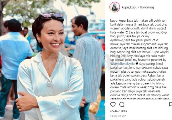 "Saya paling benci pakai kanta lekap warna-warni muka 