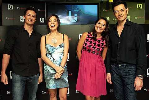 Dari kiri: Jason Godfrey, Angelique Teo, Hannah Al Rashid dan David Lee.