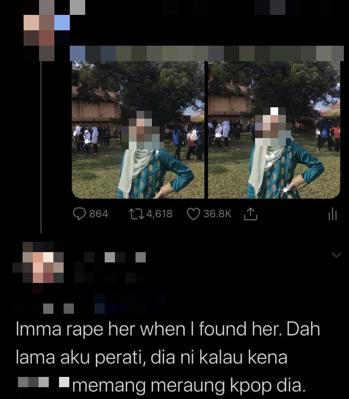 Lelaki Kalau Dah Otak Kuning Gadis Diugut Rogol Selepas Wajah Dikatakan Iras Artis K Pop Viral Mstar