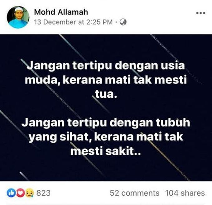 Tepat Ramalan Imam Ini Posting Terakhirnya Selepas Meninggal Dunia Betul Betul Jadi Perbincangan Betul Kata Kau Allamah Viral Mstar