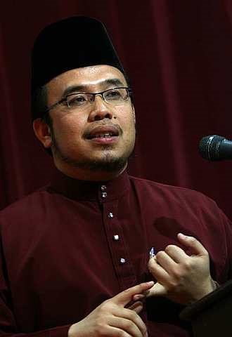 Dr. Asri dalam majlis Pidato Perdana di Masjid Wilayah Persekutuan, Jalan Duta, baru-baru ini. -Foto The Star oleh MOHD SAHAR MISNI