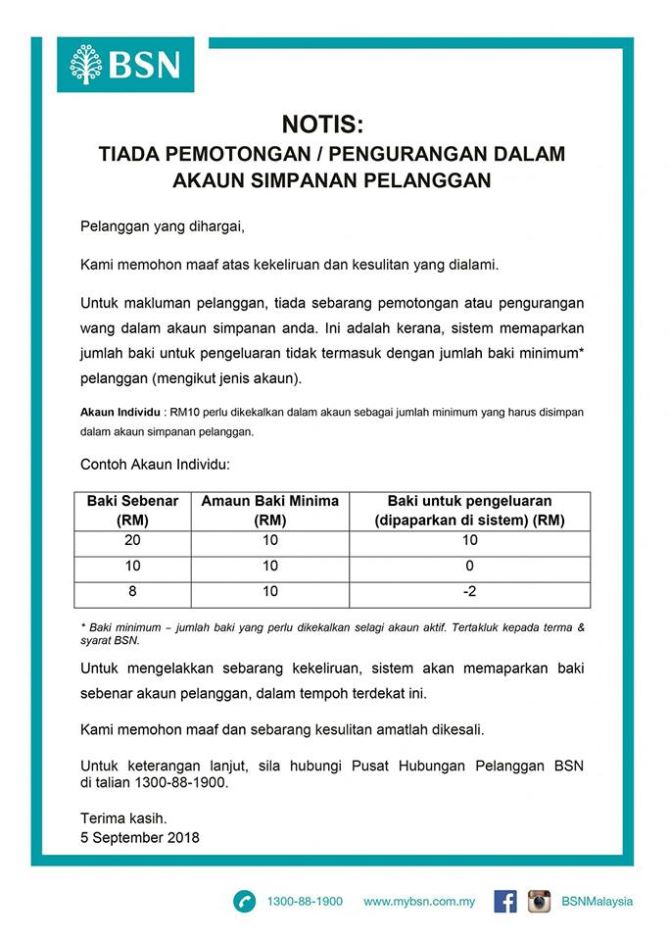 Duit Dalam Akaun Hilang Bsn Beri Penjelasan Semasa Mstar