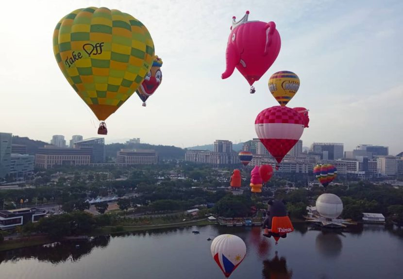 Jom Bawa Anak Naik Lebih 20 Jenis Belon Udara Panas Di Putrajaya Sempena Cuti Sekolah