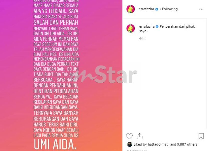 Zahida Rafik Beri Hint Punca Sebenar Umie Aida Dikatakan Bergaduh Dengan Erra Fazira Iluminasi