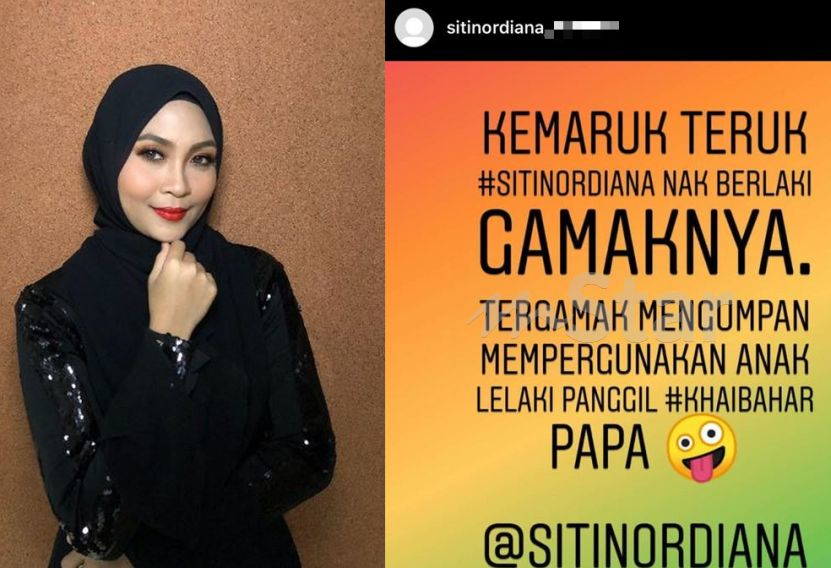 Siti nordiana instagram