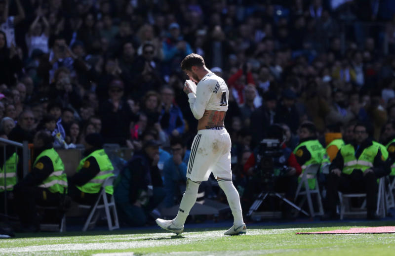 Ramos digantung dua perlawanan kerana sengaja 'tempah' kad 