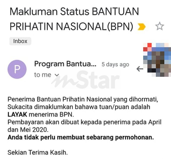 Bpn fasa 3 bila masuk