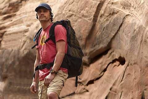 James Franco sebagai Aron Ralston dalam filem 127 Hours.