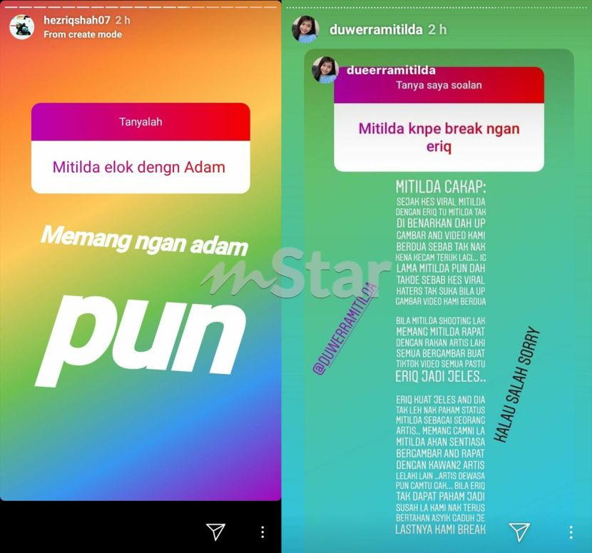 Cinta Monyet Pelakon Kanak Kanak Berakhir Gara Gara Cemburu Dia Kuat Jealous Tak Faham Status Mitilda Sebagai Artis Hiburan Mstar