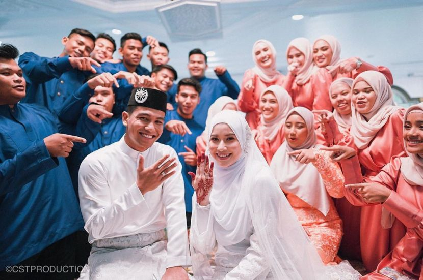 Banyak Dugaan Lokasi Nikah Ditukar Dua Kali Eyra Hazali Akhirnya Bergelar Isteri Penjaga Gol Haziq Nadzli Hiburan Mstar