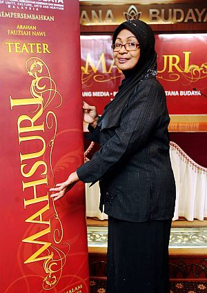 Fauziah Nawi akan mengarah teater Mahsuri pertama kali di Istana Budaya - foto THE STAR oleh KAMARUL ARIFFIN