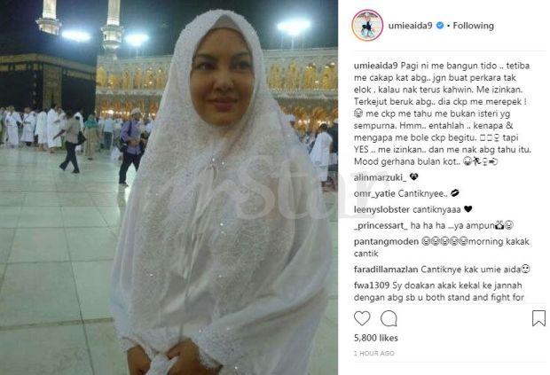 A Aida Ariff Cerai Talak Satu Saya Gembira Dengan Perceraian Ini Sensasi Mstar