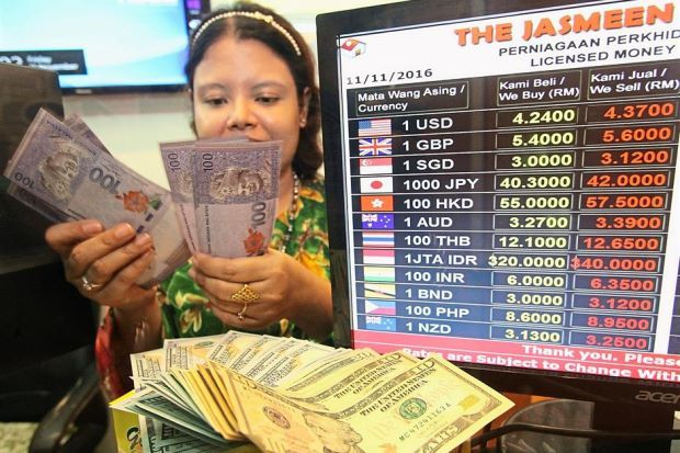 Malaysia ringgit usd tukaran ke Tukaran Uang