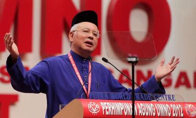 Presiden Umno Datuk Sri Mohd Najib Tun Razak