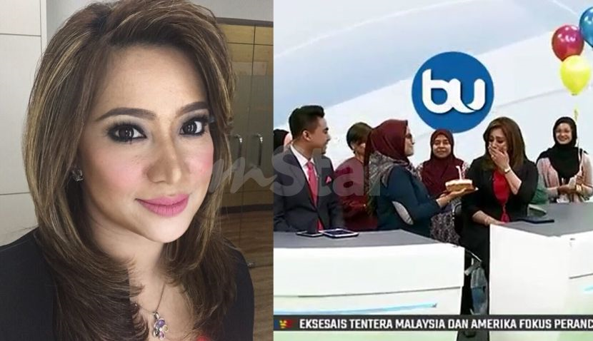 Dah Minta Orang Lain Buat Skrip Tetap Tak Mampu Kawal Perasaan Pembaca Berita Undang Sebak Penonton Hiburan Mstar