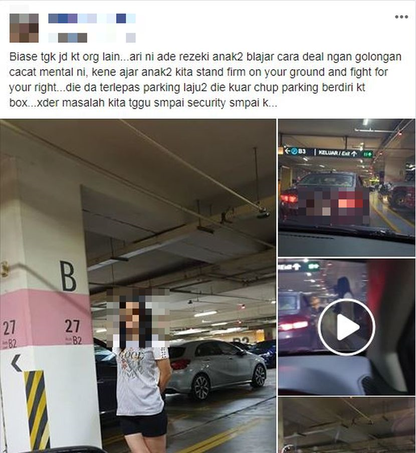 Cop parking! Lelaki ini anggap anak-anaknya ada rezeki berdepan 