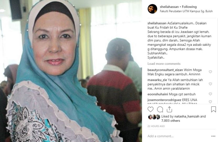 Pelakon Drama Mak Engku Dimasukkan Ke Icu Hiburan Mstar